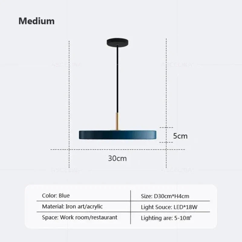 Junips | Slim Disc Pendant Light