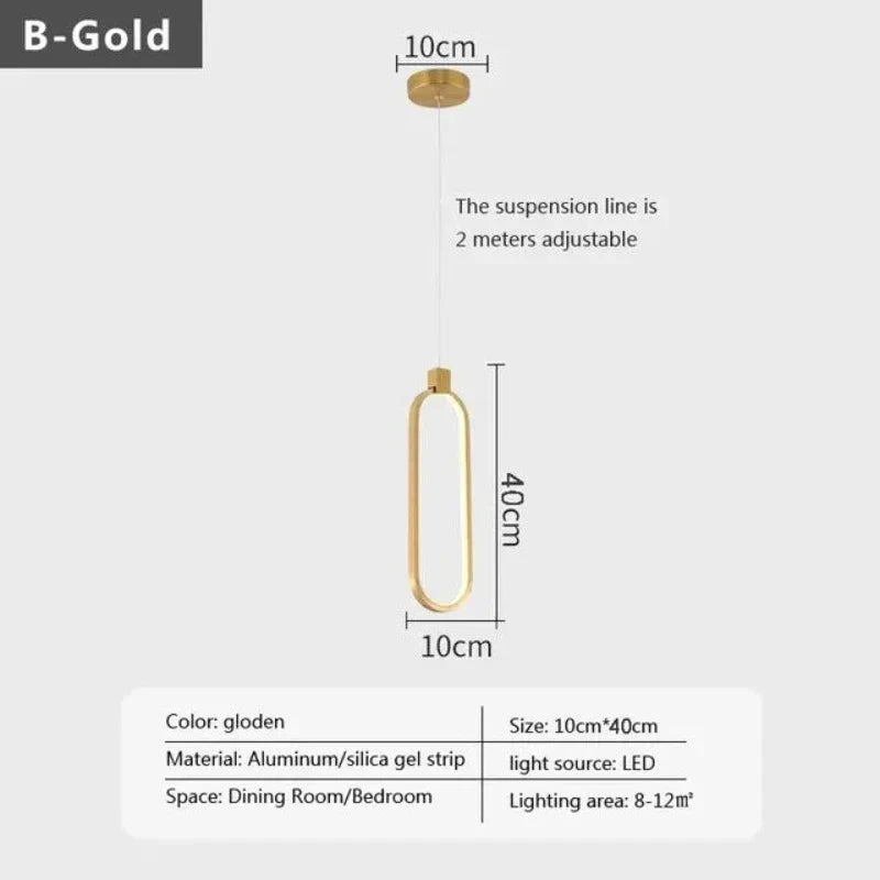 Junips | Elegant Double Ring Pendant Light | DuoGlow
