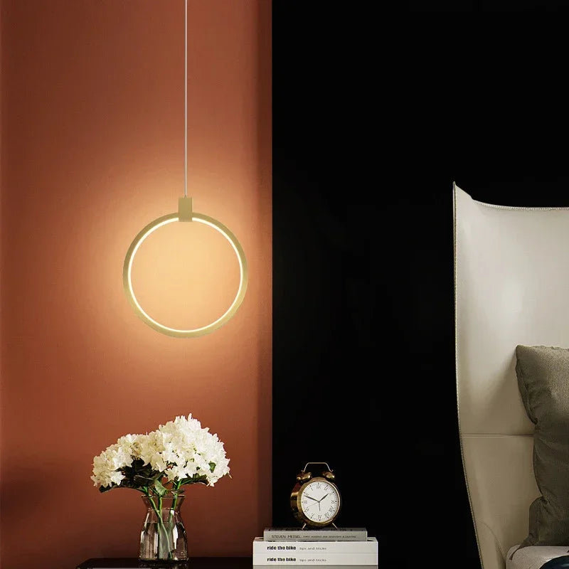 Junips | Elegant Double Ring Pendant Light | DuoGlow