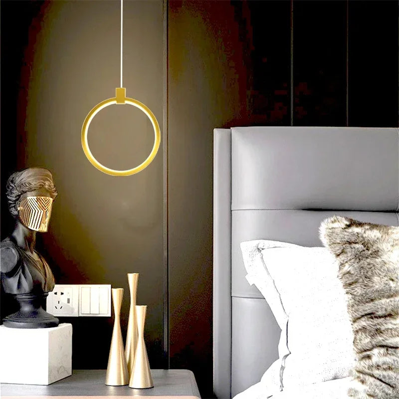 Junips | Elegant Double Ring Pendant Light | DuoGlow