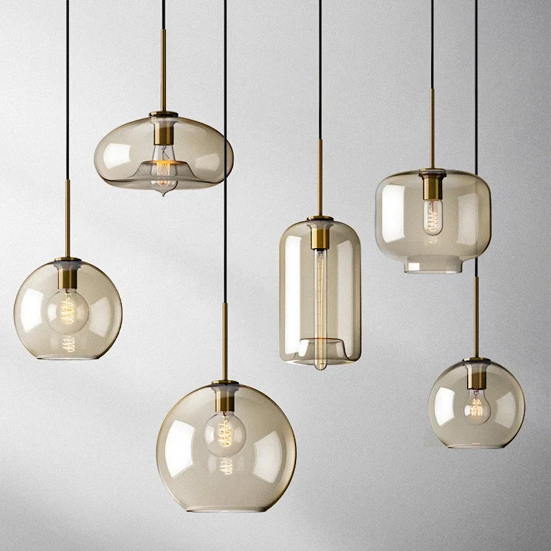 Junips | NordicGlas - Modern Scandinavian Glass Pendant Lamp for Dining Room and Living Room