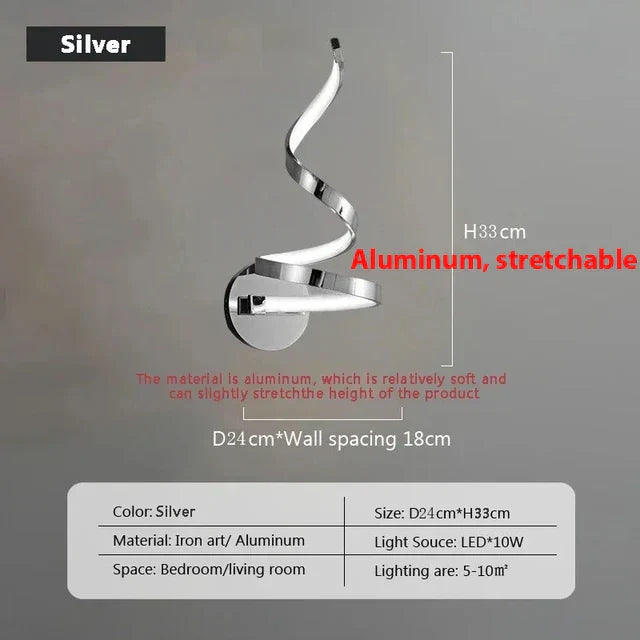 Junips | SpiralGlow - Spiral LED Wall Lights