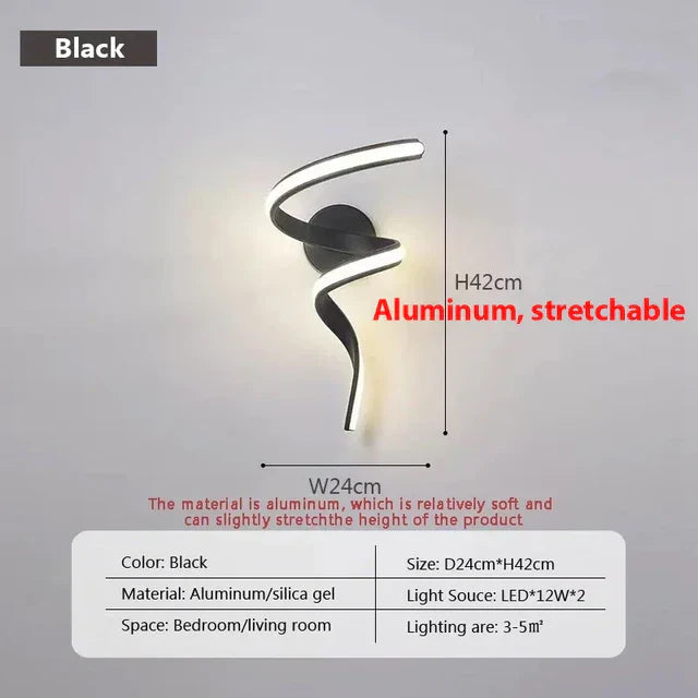 Junips | SpiralGlow - Spiral LED Wall Lights