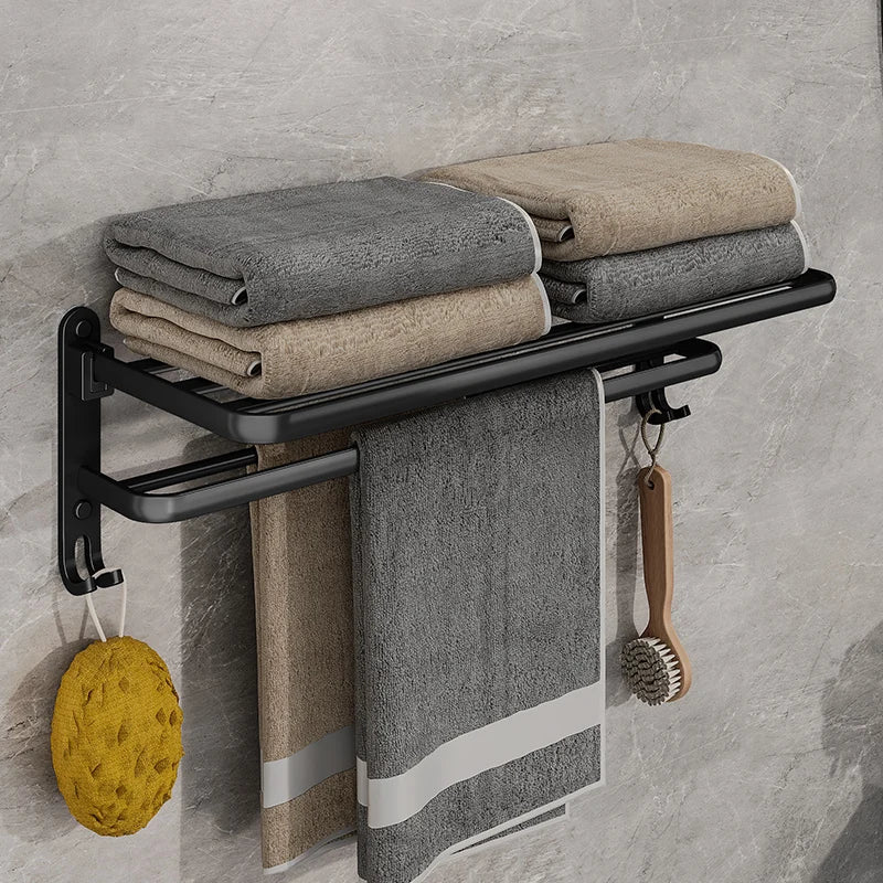 Junips | Modern Foldable Towel Rack – Space-Saving Design for Stylish Bathrooms