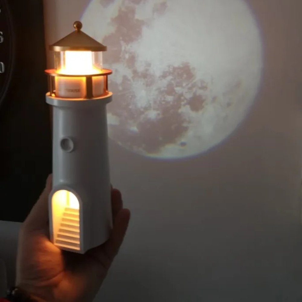 Junips | Moon Lamp Night Light Lighthouse Design Bedroom Decor