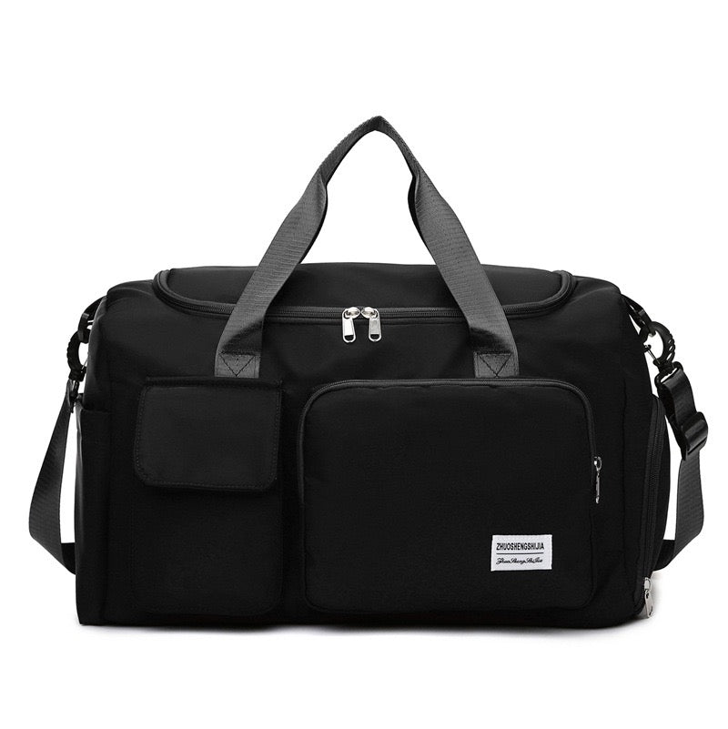 Junips | Multi-Pocket Travel Bag, Sports and Gym Duffle with Separate Shoe Compartment