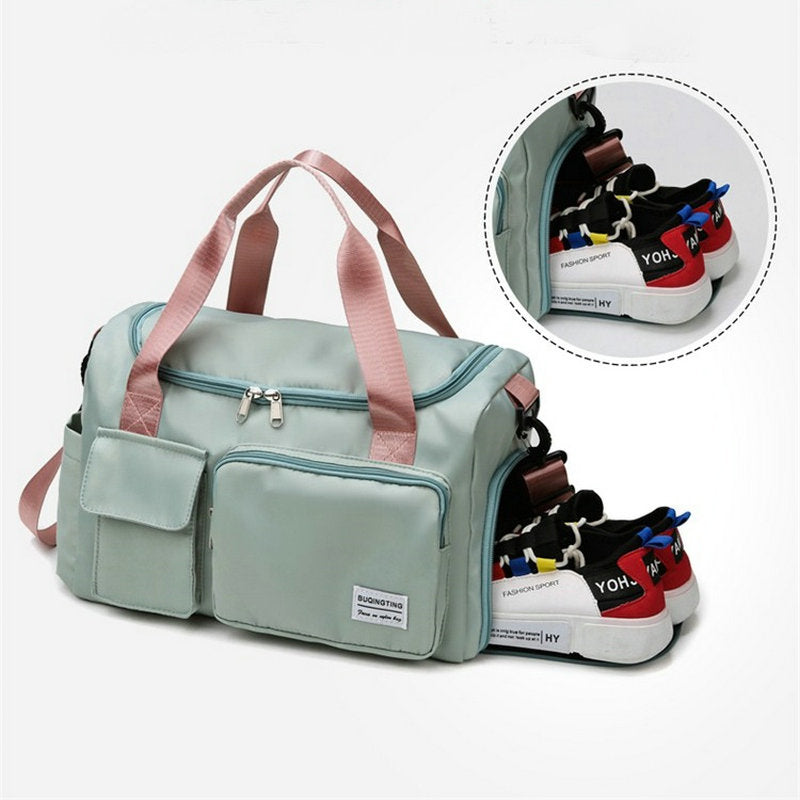 Junips | Multi-Pocket Travel Bag, Sports and Gym Duffle with Separate Shoe Compartment