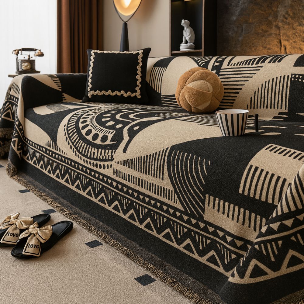 Junips | Mystic Lines Pattern Sofa Cover