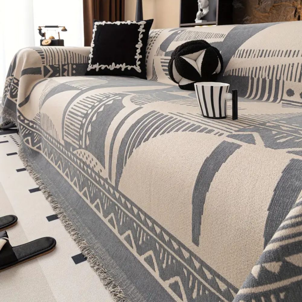 Junips | Mystic Lines Pattern Sofa Cover