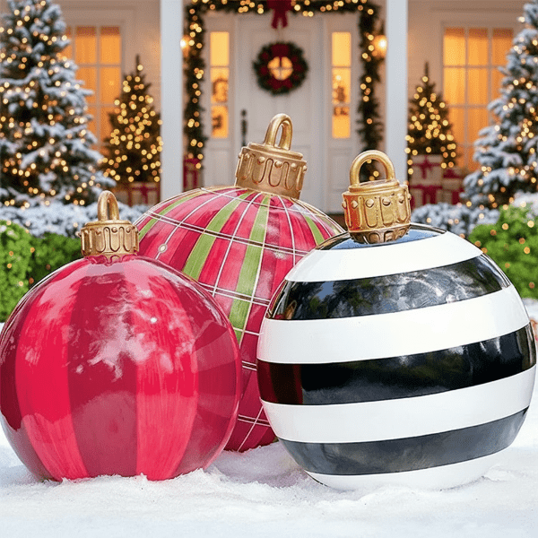 Junips | Large, Weatherproof Christmas Baubles for Indoor & Outdoor Use