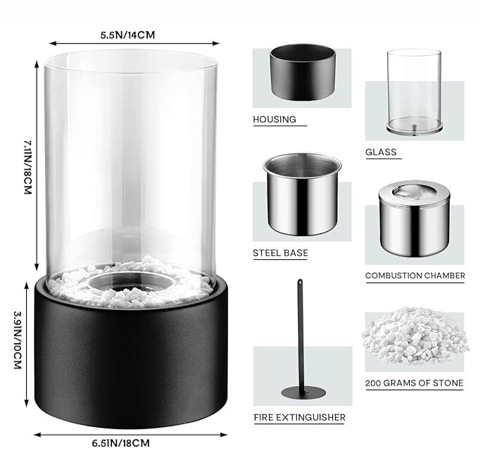 Junips | Elegant eternal flame oil lamp – Classic design with modern functionality