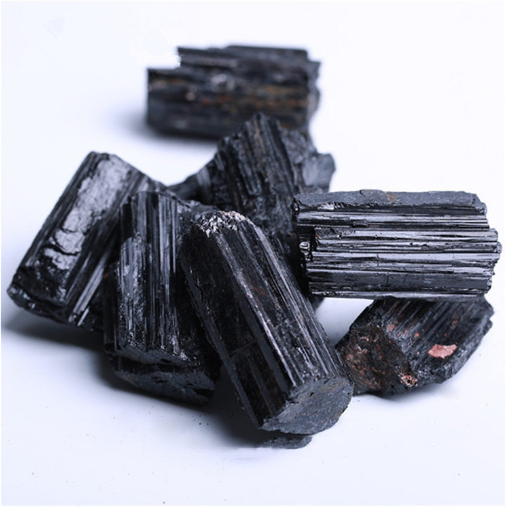 Junips | Natural and mineral stones crystal black tourmaline raw stone home Ramadan decoration 2023