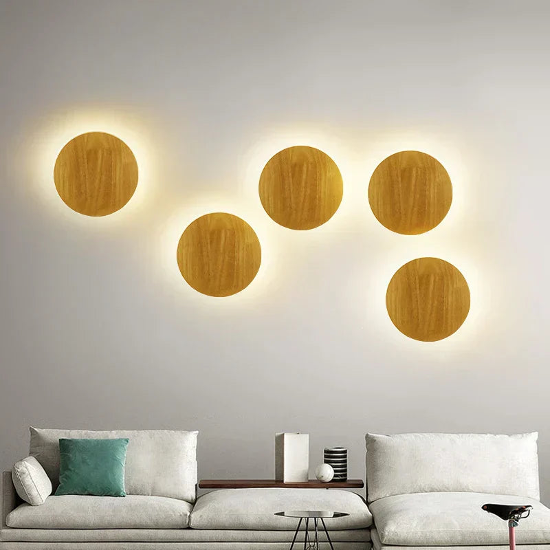 Junips | LuxeRadiant – Scandinavian Wooden Wall Lamp