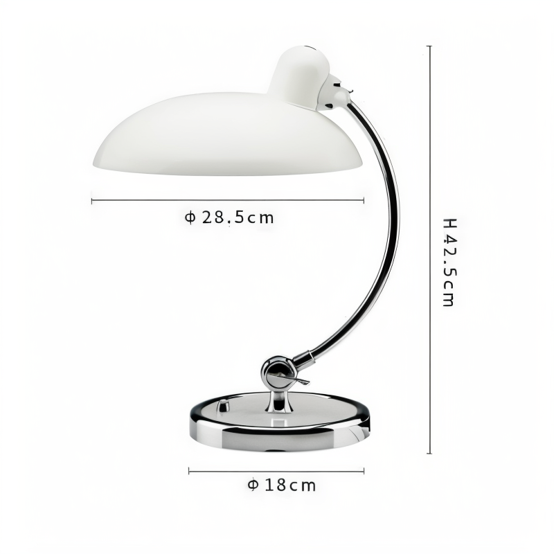 Junips | NostaChic | Adjustable Vintage Iron Dome Table Lamp for Desk & Reading Corners