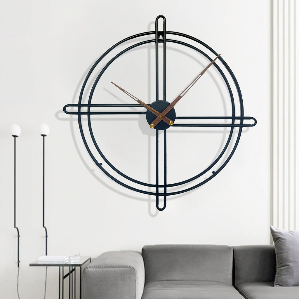 Junips | Nordic decorative large wall clock for the living room 23 inches
