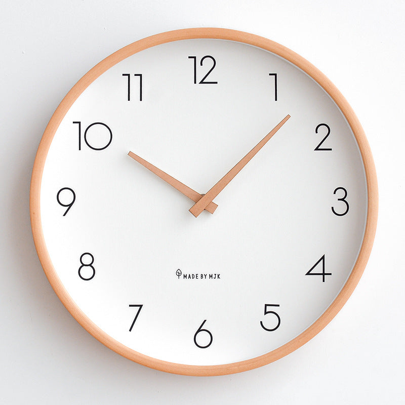 Junips | Nordic Minimalist Wood Silent Wall Clock