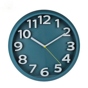 Junips | 3D Large Number Silent Wall Clocks 12.5 Inch Battery Operated