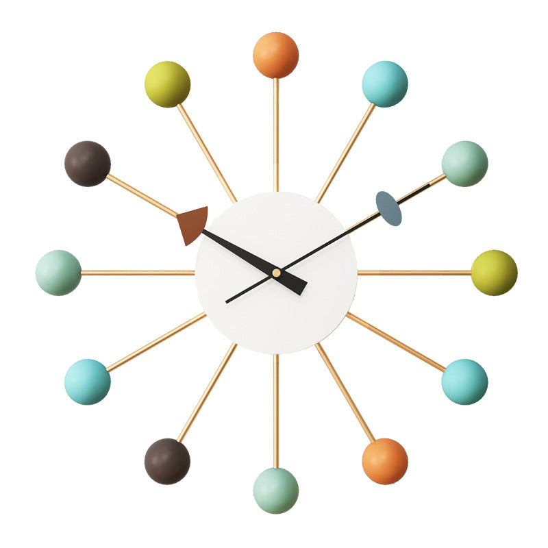Junips | Decorative large silent wall clock for the living room 21 inches