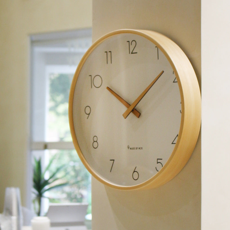 Junips | Nordic Minimalist Wood Silent Wall Clock
