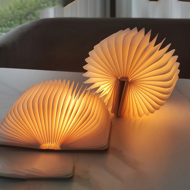 Junips | 📖 Wood book lamp - For desk study gift decoration light