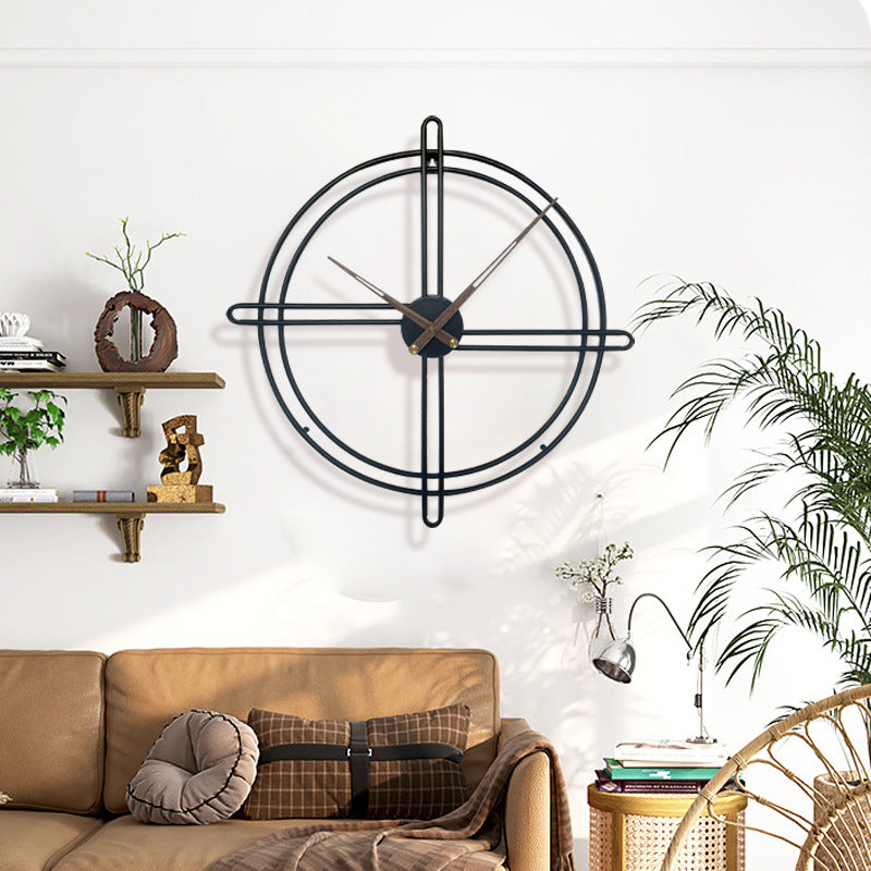 Junips | Nordic decorative large wall clock for the living room 23 inches
