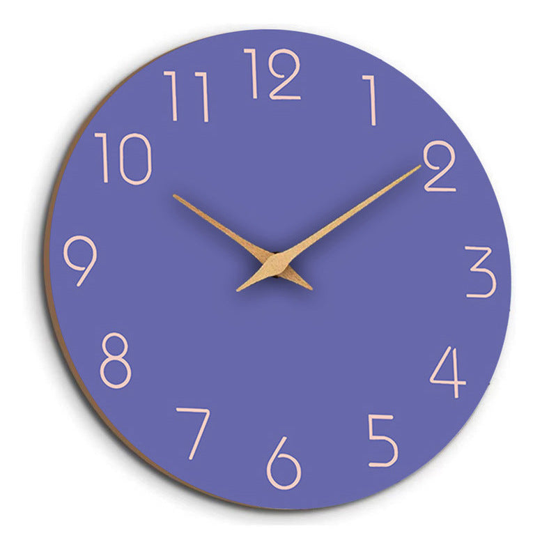 Junips | Simple Colored Silent Wall Clock 12 Inch