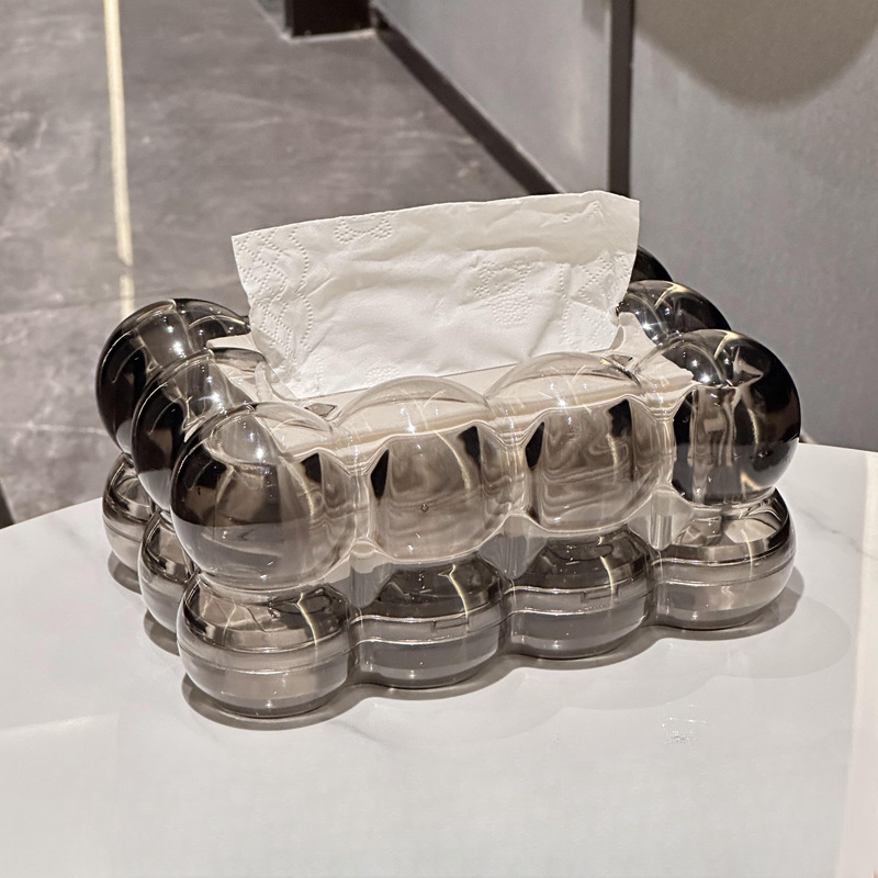 Junips | LumiScape Tissue Box – Sculptural Acrylic Design for Modern Elegance