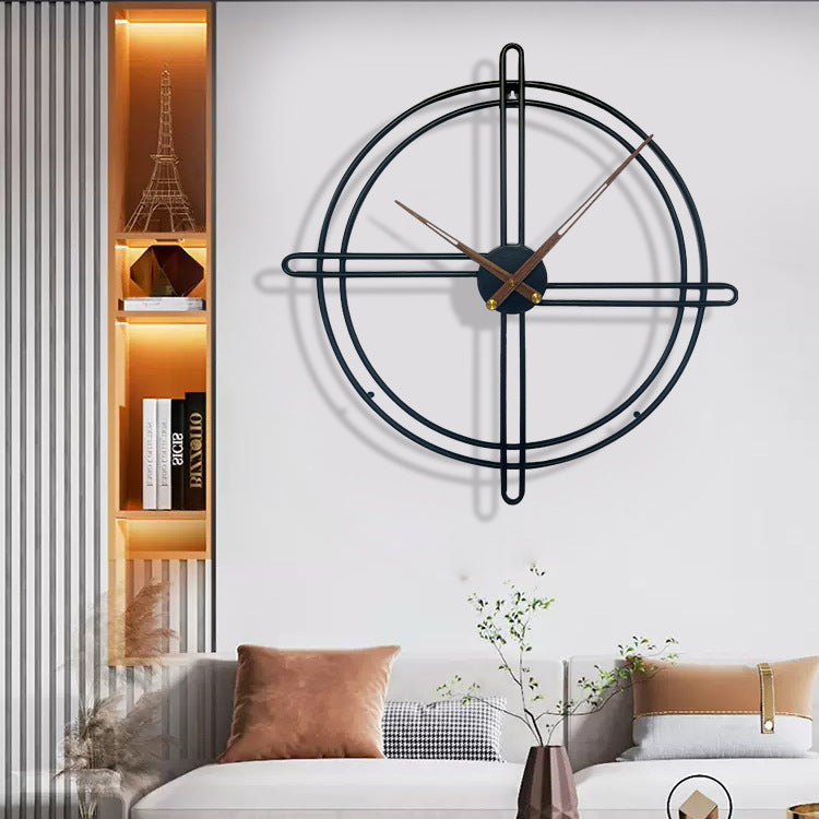 Junips | Nordic decorative large wall clock for the living room 23 inches
