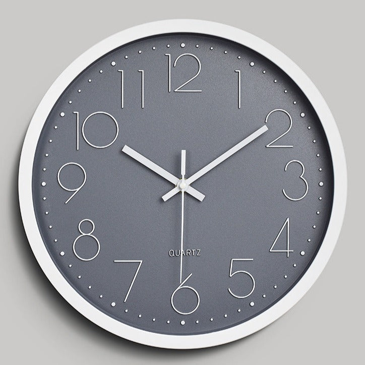 Junips | Simple Design 3D Silent Classroom Wall Clock 30 cm