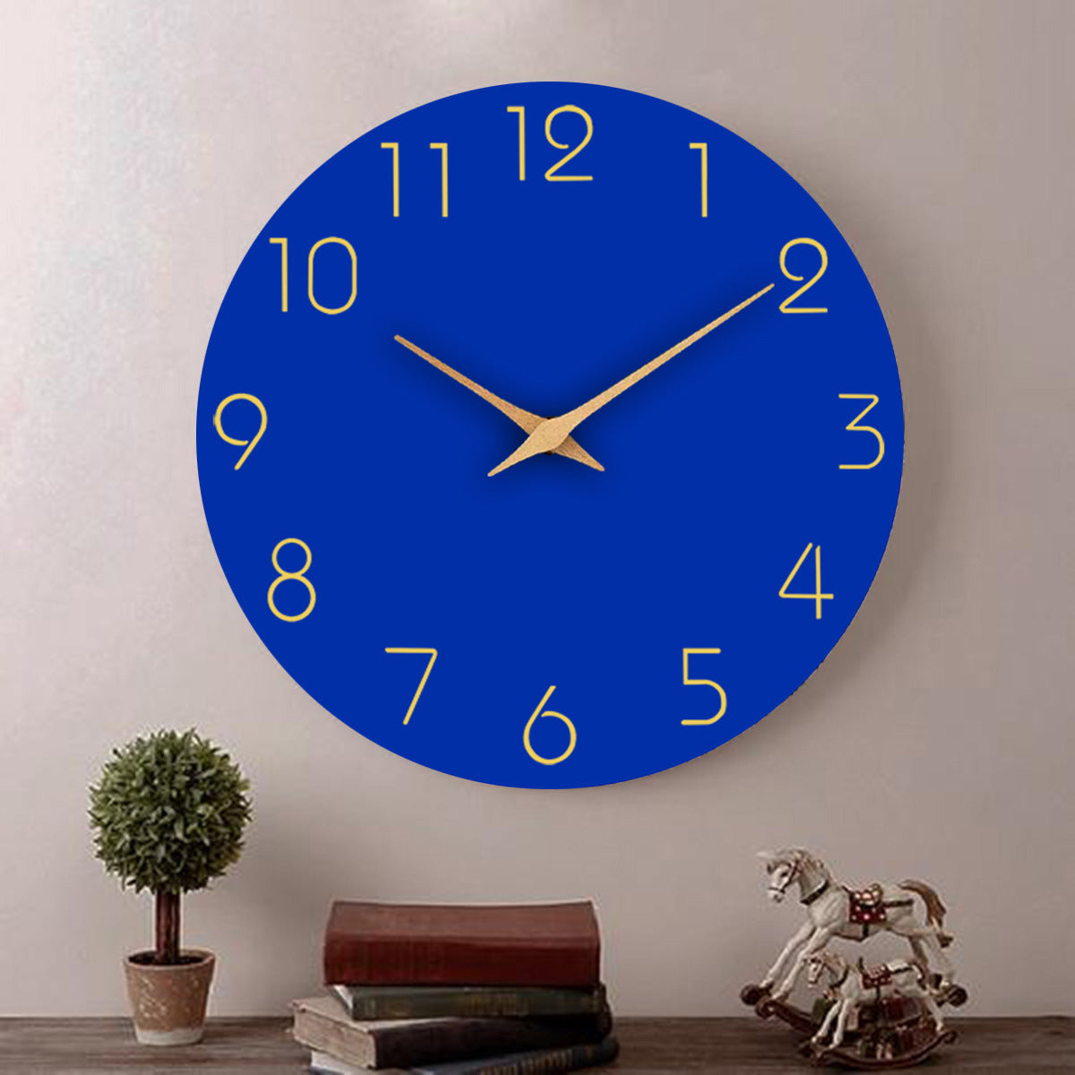 Junips | Simple Colored Silent Wall Clock 12 Inch