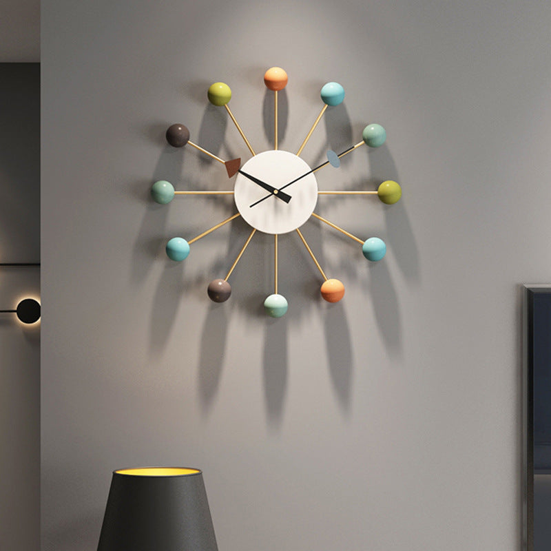 Junips | Decorative large silent wall clock for the living room 21 inches