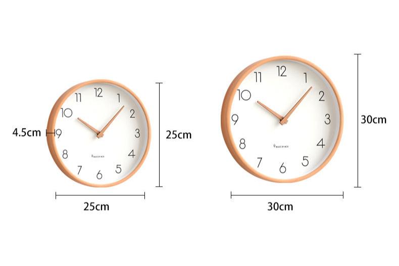 Junips | Nordic Minimalist Wood Silent Wall Clock
