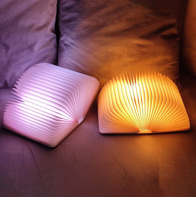 Junips | 📖 Wood book lamp - For desk study gift decoration light
