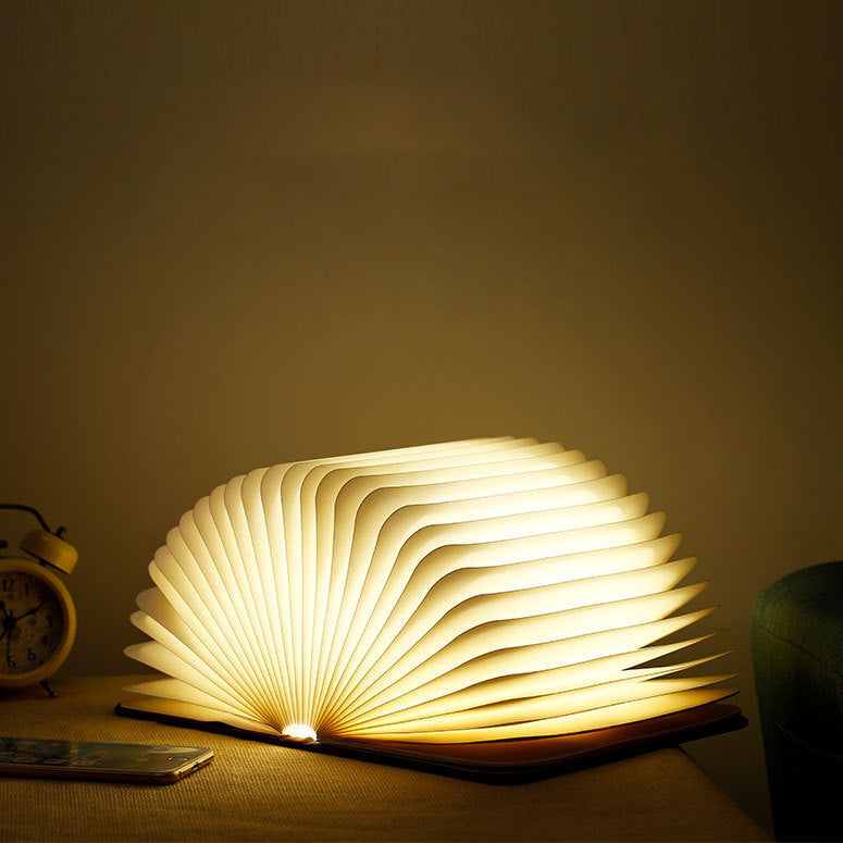 Junips | 📖 Wood book lamp - For desk study gift decoration light