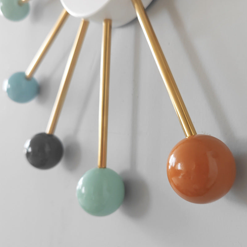 Junips | Decorative large silent wall clock for the living room 21 inches