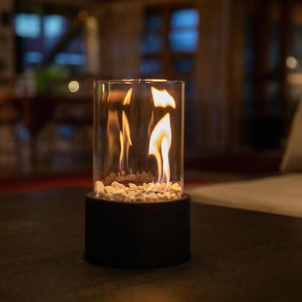 Junips | Table Lamp Glass Oil Flame Burner