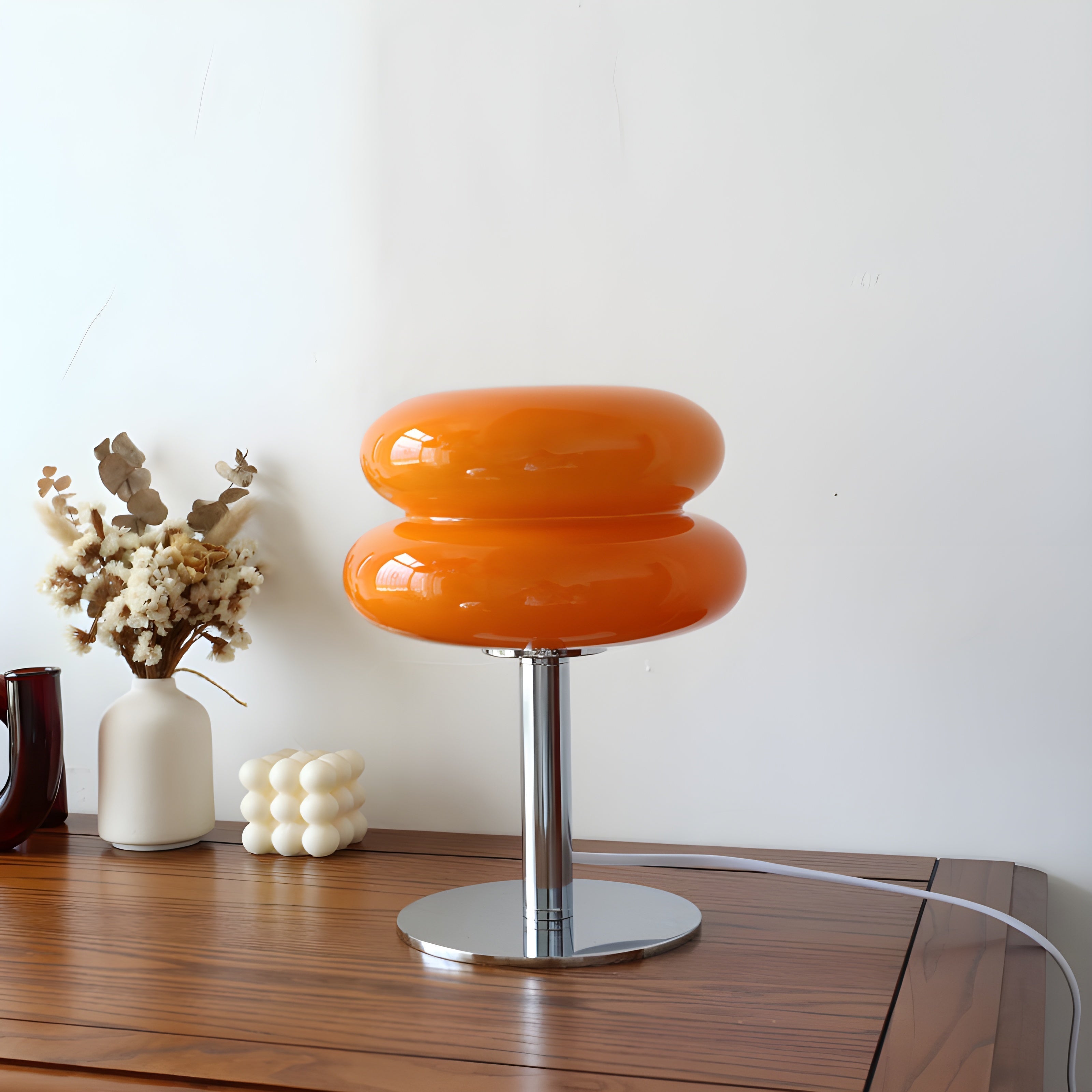 Junips | Italian Designer Glass Egg Tarts LED Table Lamp