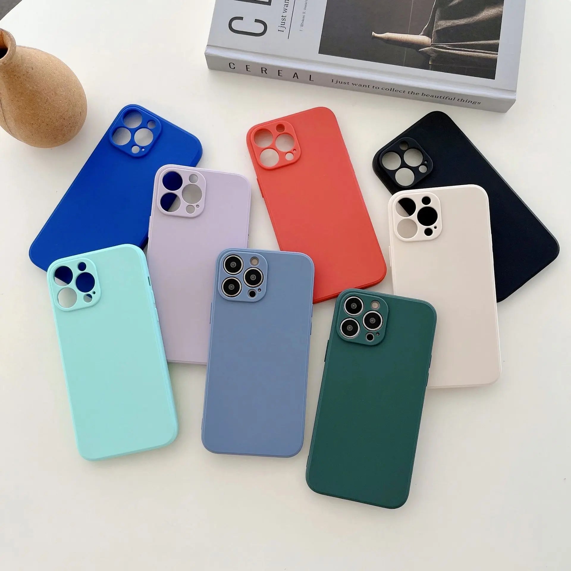 Junips | Pastel Solid Color Silicone iPhone Case
