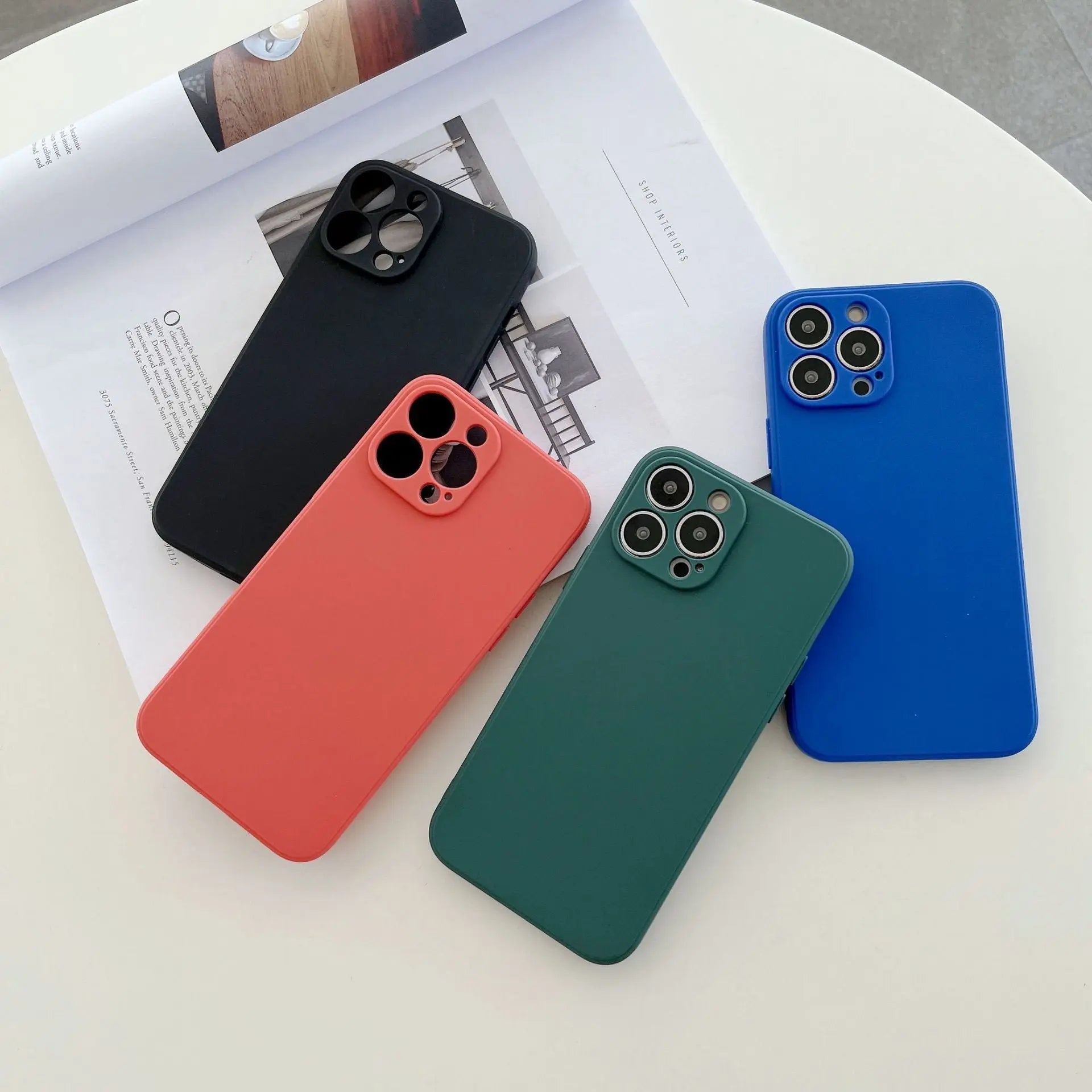 Junips | Pastel Solid Color Silicone iPhone Case