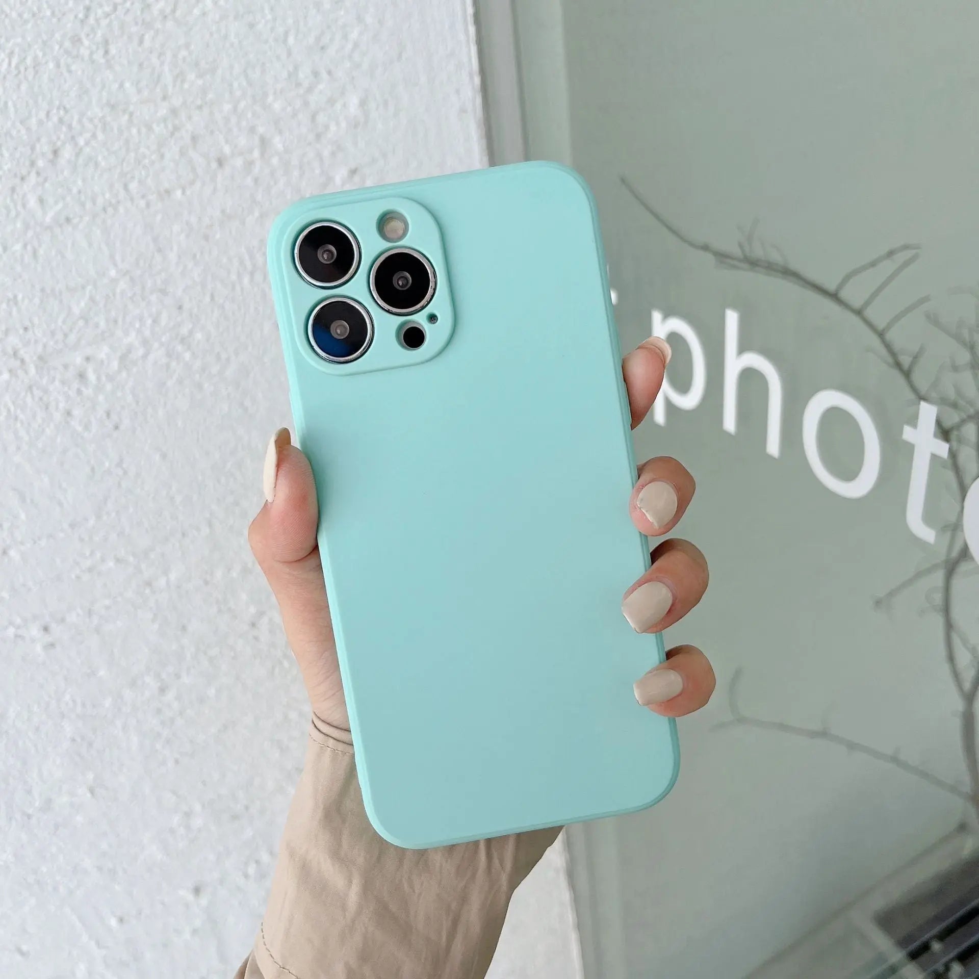 Junips | Pastel Solid Color Silicone iPhone Case