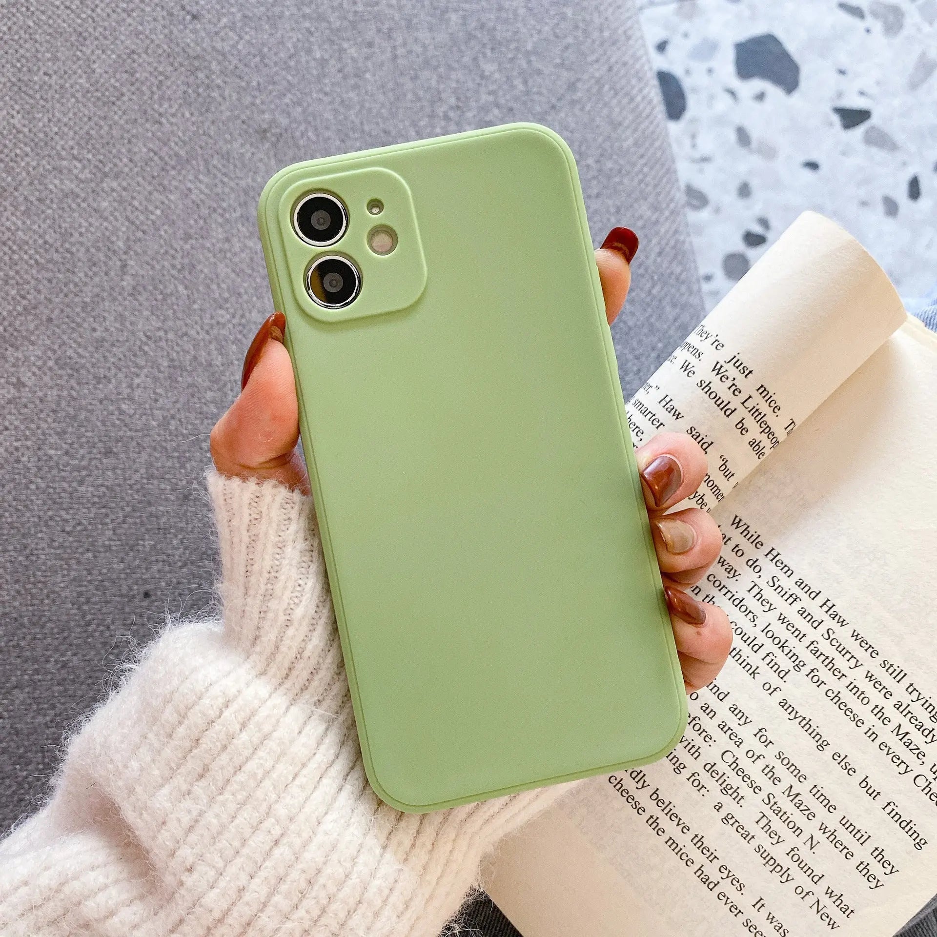 Junips | Pastel Solid Color Silicone iPhone Case