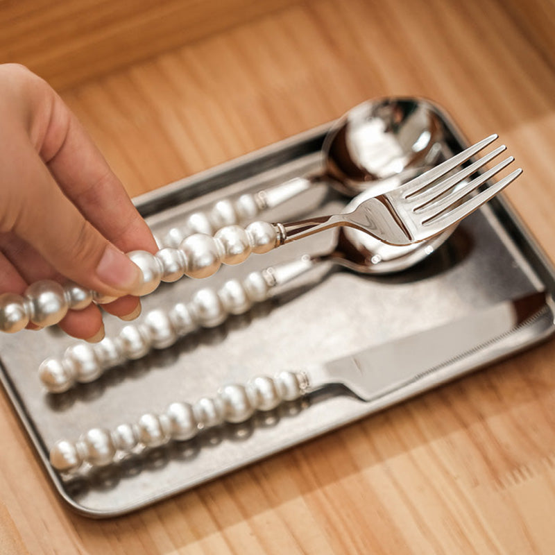 Junips | Pearl grip cutlery 4 piece set
