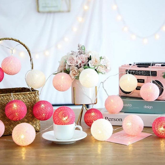 Junips | Ballton - Cotton glowing ball swing | Various color combinations