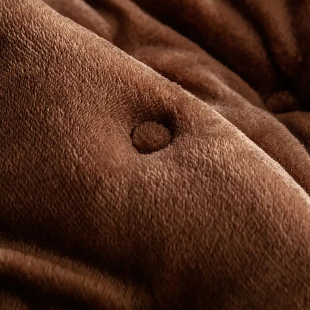 Junips | Plush Button-Tufted Sofa Cover