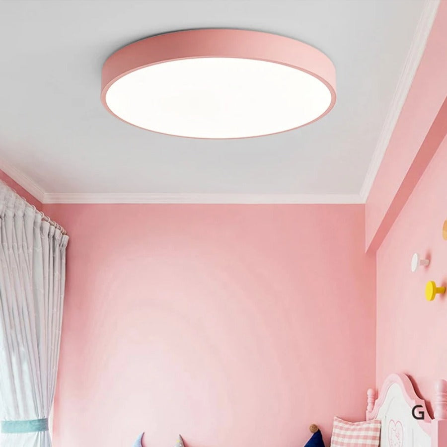Junips | Wood Macaroon Circular Ceiling Light