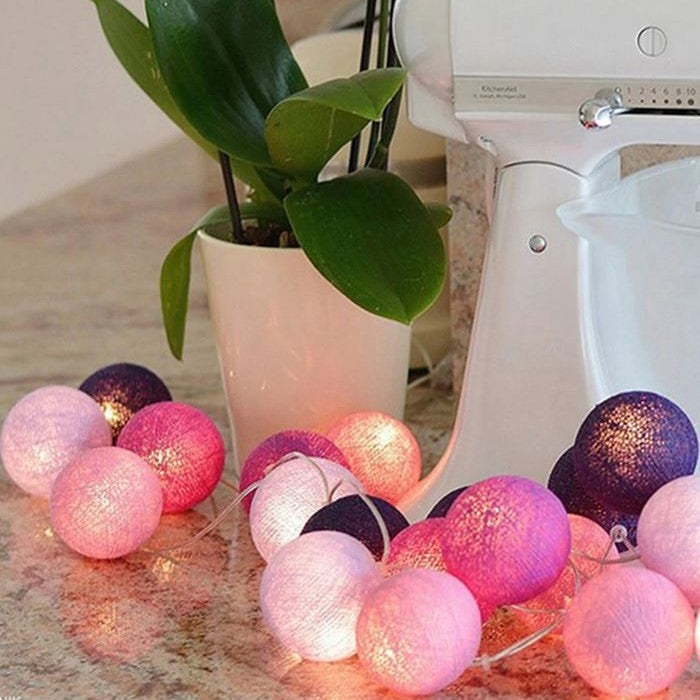 Junips | Ballton - Cotton glowing ball swing | Various color combinations