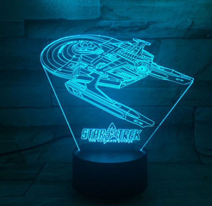 Junips | Star Trek 3D optical illusion lamp