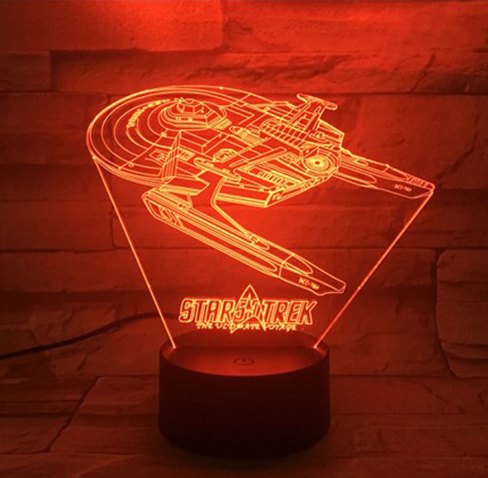 Junips | Star Trek 3D optical illusion lamp