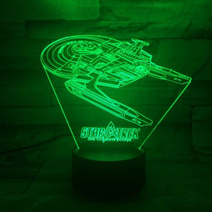 Junips | Star Trek 3D optical illusion lamp