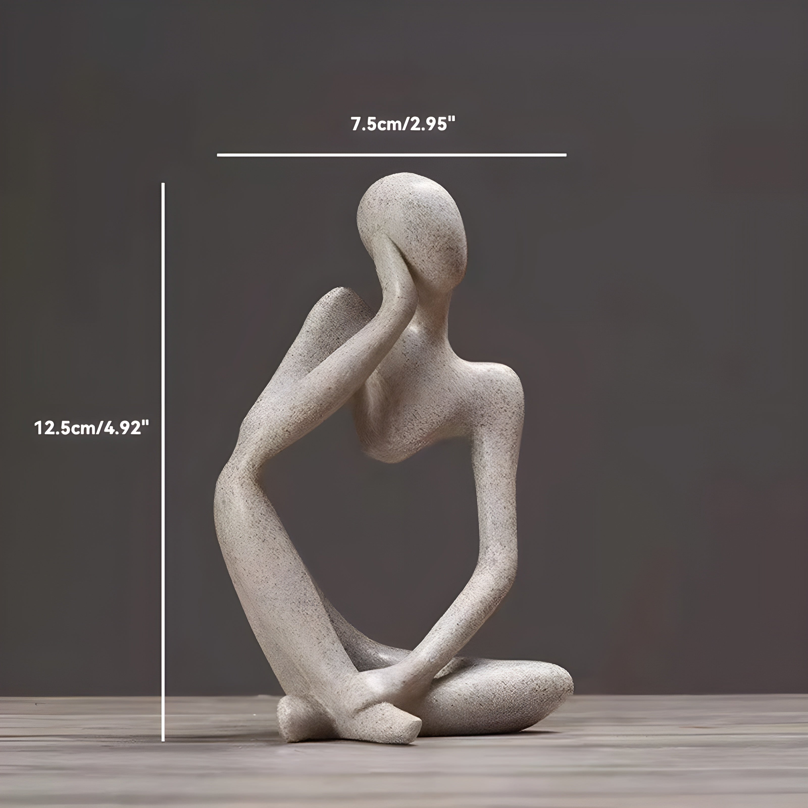 Junips | Abstract Thinker Sculpture Home Decor